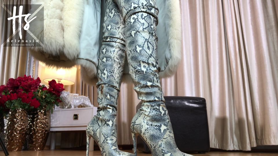 free xxx video 7 Helena Sin – Worship My Boots - joi video - masturbation porn aiden starr femdom