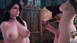 Facial Big Breast Yennefer Gets Sprayed All Over With Futa Cum-1