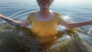 7200 Wow Met my Younger Stepsister at the Beach, Teased in th...-1