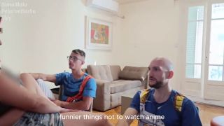 Pelaconbarba,SlyXXXofficial,nenamalaatr - My Otaku neighbors fuck me wildly. Double penetration. Real amateur threesome.-2
