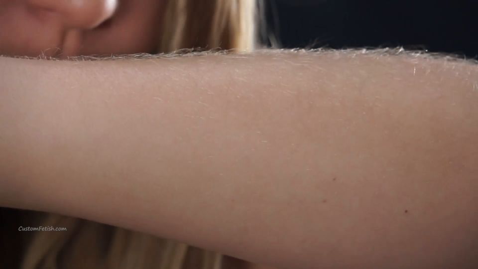 Custom Fetish - Julie Makes Arm Hair Grow w Bubble Gu - Fetish