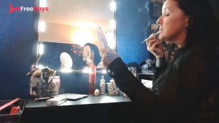 [GetFreeDays.com] Dangling Long Virginia Slims 120 Cigarette Doing Makeup Smoking Hands Free Porn Video December 2022-2