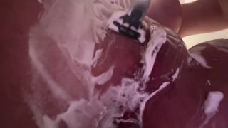 petingvusi - Watching my stepsister take a shower and shave her pussy-3