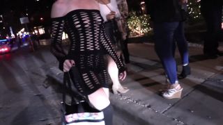 Fishnet Dress Night Outing-6