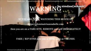 online porn clip 46 the fetish couple Dominatrix Annabelle – Cumming Home for Christmas!, femdom on femdom porn-1