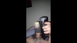 Masturbate the handy is milking me-9