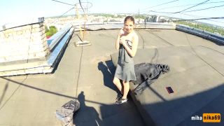 free online video 4 hardcore squirt porn MihaNika69 Amateur Sex On The Roof, mihanika69 on hardcore porn-0