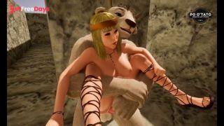 Maze of Futanari  Fyta Minotaur Destroys Womans Pussy  Big Cock  Monster Fucking  3D Animated-4