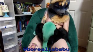 Borealisbaby - Solo Pegging a Soft Octopus Plushie Hole with Tentacle Strap On-8