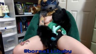 Borealisbaby - Solo Pegging a Soft Octopus Plushie Hole with Tentacle Strap On-9