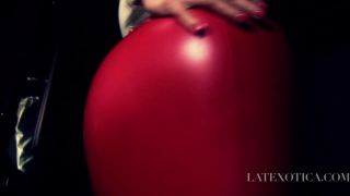Latexotica 2014   Alex   Red Latex Skirt (mp4)-1