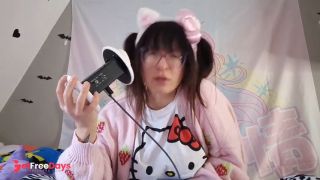 [GetFreeDays.com] ASMR MOANING MASTURBATION SHAVED PUSSY BRACES PIGTAILS Sex Film March 2023-3