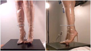 7102 Amateur Bootjob in Spiked Boots 5-0