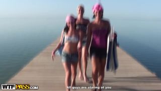 Egypt porn with hot bikini girls: Day 7 - Lesbians in shower and on the  beach-1