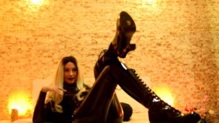 online clip 3 Goddess Natalie - JOI in my latex catsuit - goddess - pov femdom tied-3