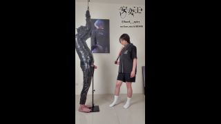 Mistress Ann Swing Practice Batting His Balls (Femdom porn)-2