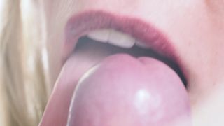 Sensual Close Up Tongue Blowjob 1080p-7