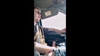 DannnyD - Eating my cum while driving on busy road-5