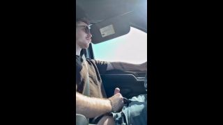 DannnyD - Eating my cum while driving on busy road-6