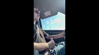 DannnyD - Eating my cum while driving on busy road-7