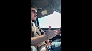 DannnyD - Eating my cum while driving on busy road-9