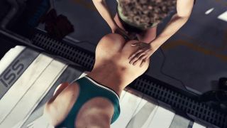 Alenkah - Girl captain asks her to fuck the only man on the team, and he accidentally cums inside her-1