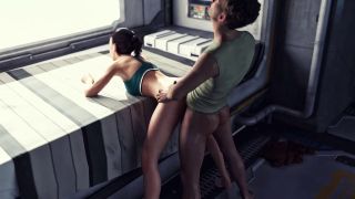 Alenkah - Girl captain asks her to fuck the only man on the team, and he accidentally cums inside her-5