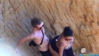 Couple caught in beach fucking Nudism!-6