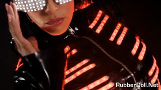 Kinky Queen Rubber Doll Reveals What Is Underneath Her Sexy Latex Suit-0