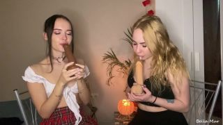 Bella Mur - Deepthroat Lessons With Double Dildo Sex Onli...-4