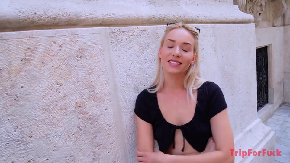 - A blonde East European girl, almost amateur Creampie!