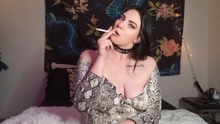 Anaconda Noire - Smoking Fetish Clip For My Ashtray Losers.-9
