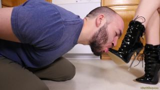 adult xxx video 12 Miss Tiffany - A Pathetic Weak Slave Bought Me These Boots, fleece fetish on femdom porn -7