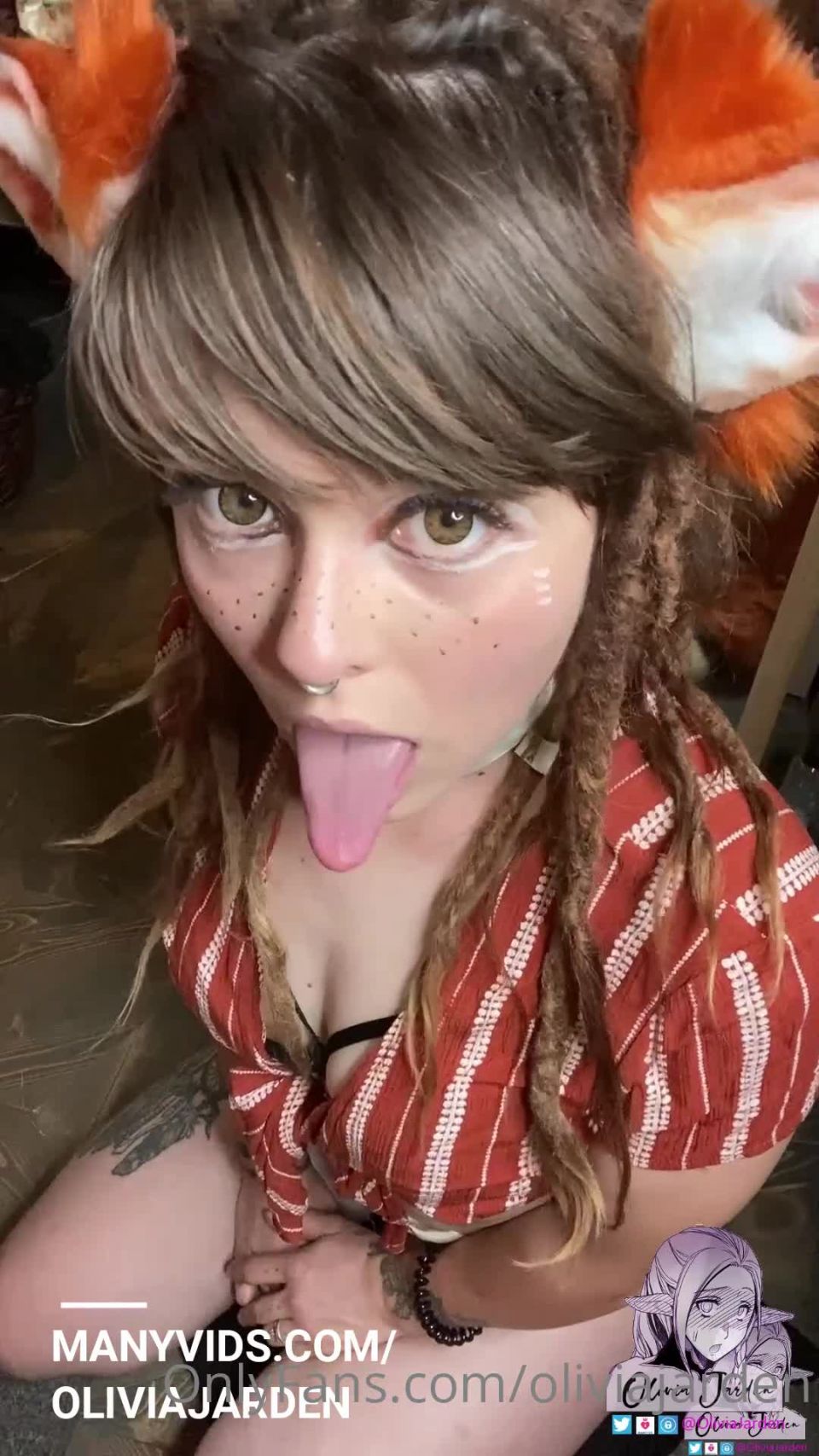 Olivia Jarden Oliviajarden - new video launching today cute fox makes you cum twice 04-07-2021