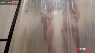 Sensual Shower Couple Washes Each Other- Super Creamy Pussy Creampie Mav and-2