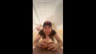 Katiana Kay (katianakay) Dunkin Donuts BJ Onlyfans (Pornstar)-0