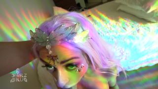 online porn clip 37 Jewelz Blu – Rainbow Fairy POV Blowjob and Facial on cumshot femdom safari-3