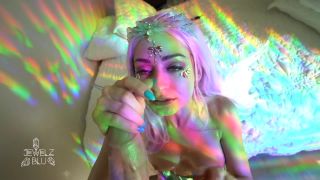 online porn clip 37 Jewelz Blu – Rainbow Fairy POV Blowjob and Facial on cumshot femdom safari-8