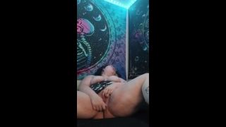 Verified Amateurs Goth nymph playing with Dildo and Clit-2