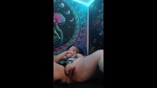 Verified Amateurs Goth nymph playing with Dildo and Clit-7