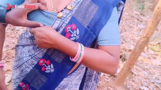 Indian Jungle sex .desi bhabi fucking big dick in forest.telugu dirty talks.-5