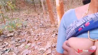 Indian Jungle sex .desi bhabi fucking big dick in forest.telugu dirty talks.-7