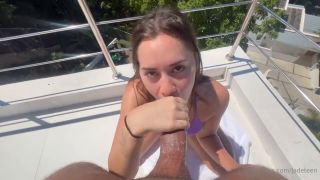 Jadeteen, Sucking a BWC On The Balcony Onlyfans (Amateur porn)-8