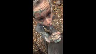 Tattooed Blonde Blowjob by Waterfall POV Anuskatzz MDH Amate-0
