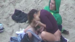 Teen couple fucking in beach-2