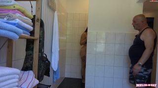 MelinaMay – Stiefonkel Egon kommt in die Dusche, woodman hardcore sex on german porn -1