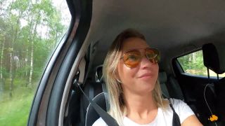 He Cum Twice On One Trip  Blowjob While Driving And Fucking In The Woods 1080p-5