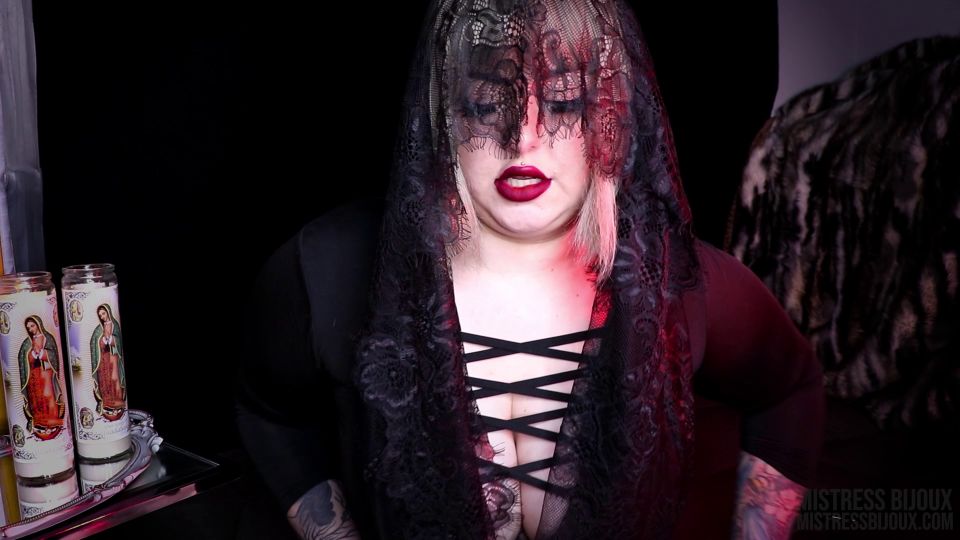 xxx clip 15 femdom biting masturbation porn | Mistress Bijoux – FUCKING your Funeral | dirty talking