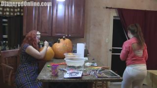 DiaperedonlineAdriana Red Red  Adriana Carving Pumpkins-6