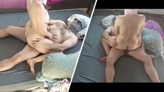 Hermina - Amateur couple having crazy sex in the bedroom.-0
